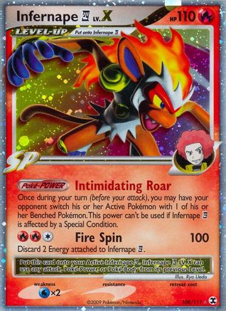 Infernape E4 Lv.X 108/111 - Holofoil Rising Rivals