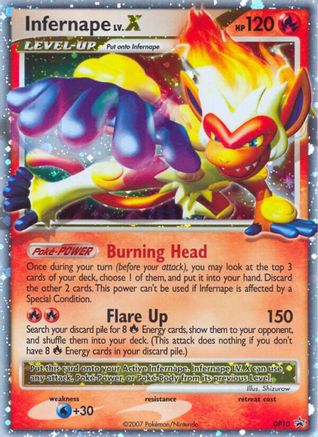 Infernape LV.X DP10 - Holofoil Diamond and Pearl Promos