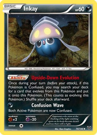 Inkay 074/146 - Reverse Holofoil XY Base Set