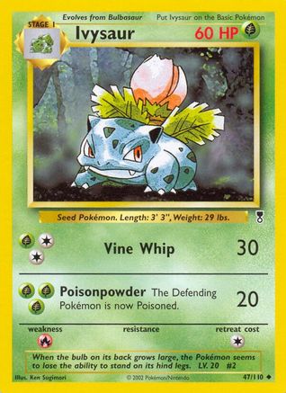 Ivysaur 047/110 - Reverse Holofoil Legendary Collection