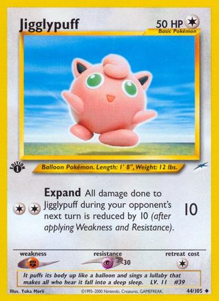 Jigglypuff 044/105 - 1st Edition Neo Destiny