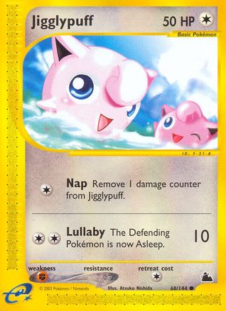 Jigglypuff 068/144 - Reverse Holofoil Skyridge