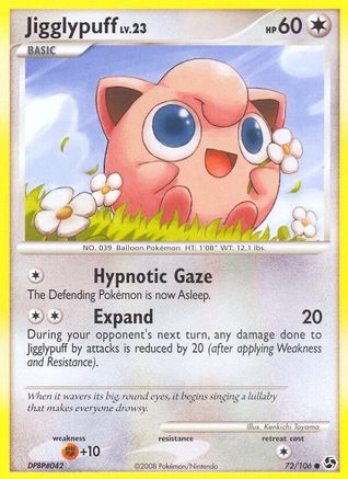 Jigglypuff 072/106 - Reverse Holofoil Great Encounters