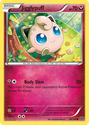 Jigglypuff 088/146 - Reverse Holofoil XY Base Set