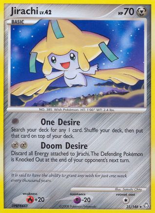 Jirachi 031/146 - Reverse Holofoil Legends Awakened