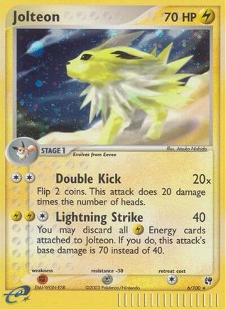 Jolteon 006/100 - Holofoil Sandstorm