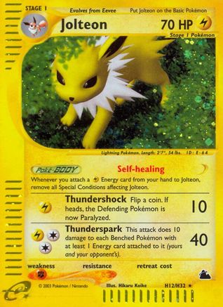 Jolteon H12/H32 - Holofoil Skyridge