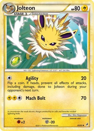 Jolteon 045/95 - Reverse Holofoil Call of Legends