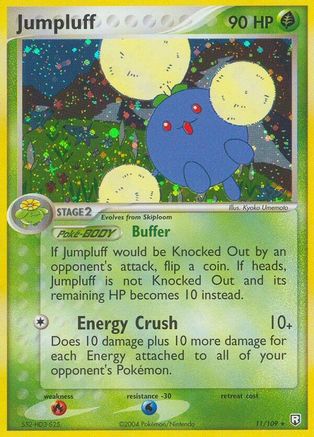 Jumpluff 011/109 - Reverse Holofoil Team Rocket Returns