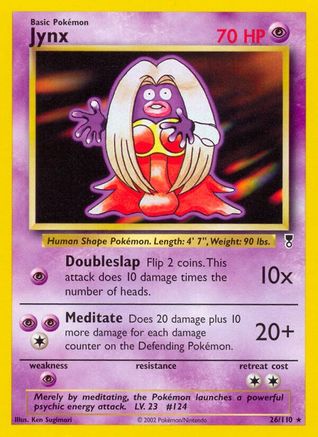 Jynx 026/110 - Reverse Holofoil Legendary Collection