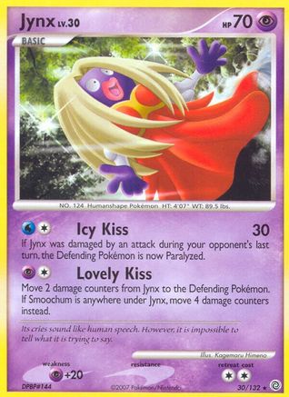 Jynx 030/132 - Reverse Holofoil Secret Wonders