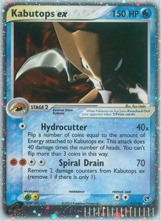 Kabutops ex 097/100 - Holofoil Sandstorm