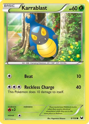 Karrablast 009/108 - Reverse Holofoil Dark Explorers