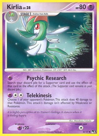 Kirlia 008 - Holofoil POP Series 7