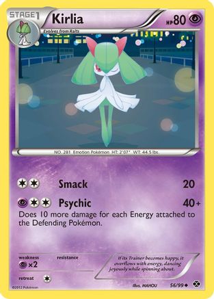 Kirlia 056/99 - Reverse Holofoil Next Destinies