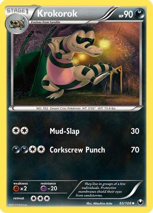 Krokorok 065/108 - Reverse Holofoil Dark Explorers