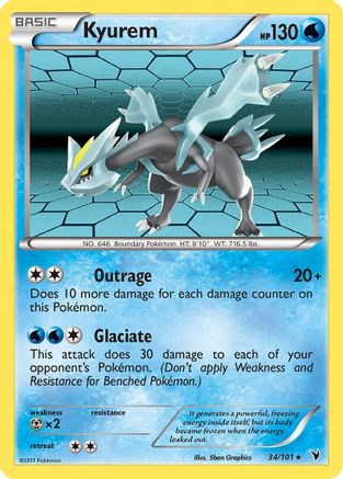 Kyurem 034/101 - Holofoil Noble Victories