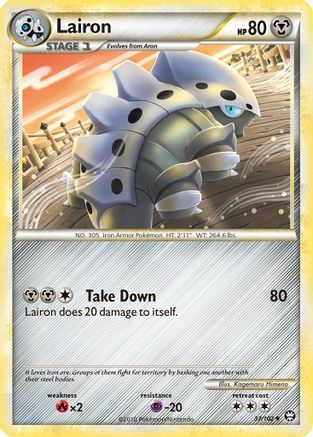 Lairon 037/102 - Reverse Holofoil Triumphant