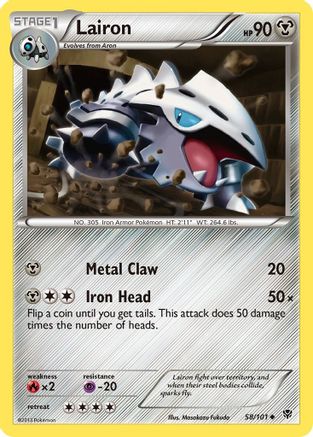 Lairon 058/101 - Reverse Holofoil Plasma Blast