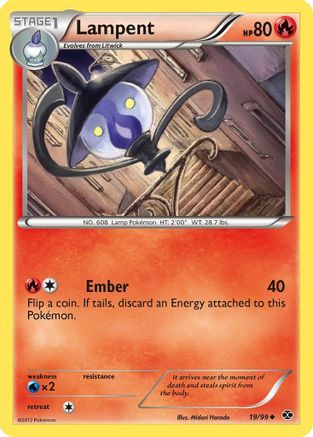 Lampent 019/99 - Reverse Holofoil Next Destinies