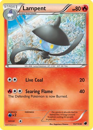 Lampent 015/116 - Reverse Holofoil Plasma Freeze