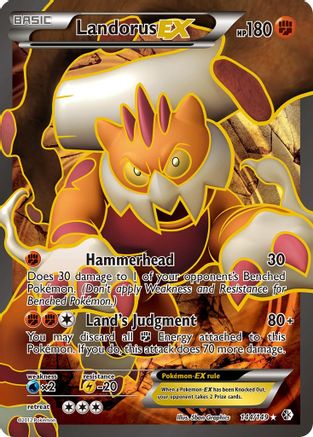 Landorus EX (Full Art) 144/149 - Holofoil Boundaries Crossed