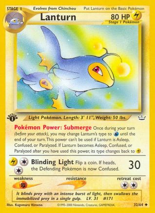 Lanturn 032/64 - 1st Edition Neo Revelation