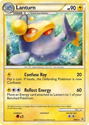 Lanturn 018/95 - Reverse Holofoil Unleashed