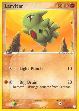 Larvitar 063/109 - Reverse Holofoil Team Rocket Returns