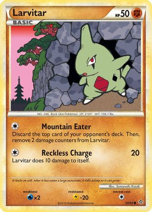 Larvitar 050/95 - Reverse Holofoil Unleashed