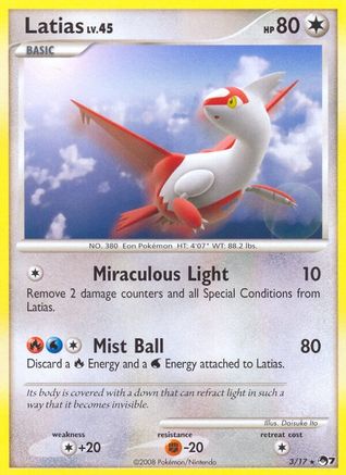 Latias 003 - Holofoil POP Series 7