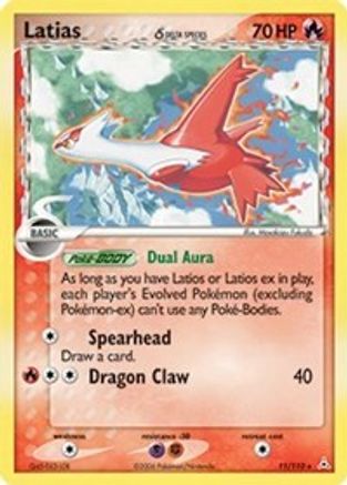 Latias (Delta Species) 011/110 - Reverse Holofoil Holon Phantoms