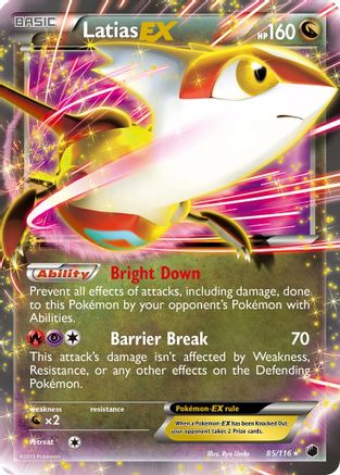 Latias EX 085/116 - Holofoil Plasma Freeze