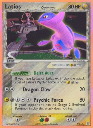Latios (Delta Species) 009/113 - Reverse Holofoil Delta Species