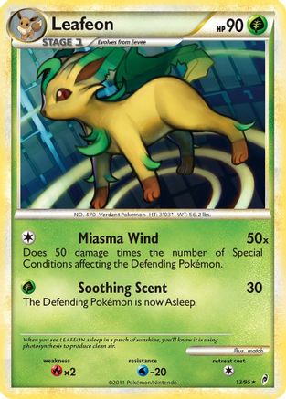Leafeon 013/95 - Holofoil Call of Legends