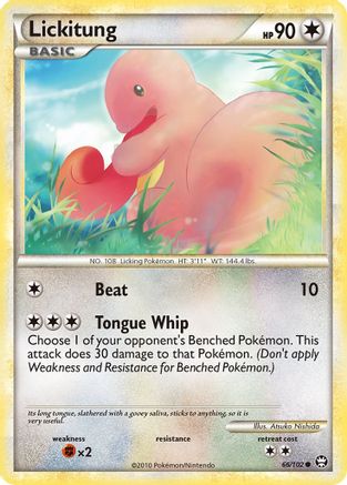Lickitung 066/102 - Reverse Holofoil Triumphant