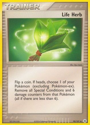 Life Herb 090/101 - Reverse Holofoil Hidden Legends