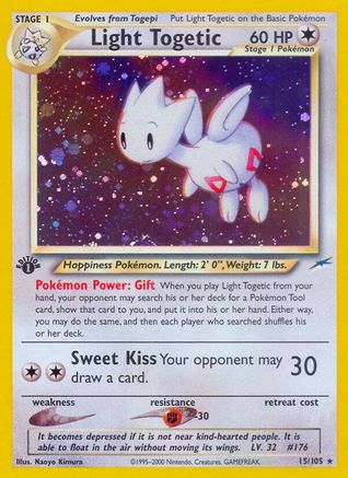 Light Togetic 015/105 - 1st Edition Holofoil Neo Destiny