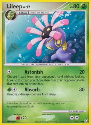 Lileep 105/146 - Reverse Holofoil Legends Awakened