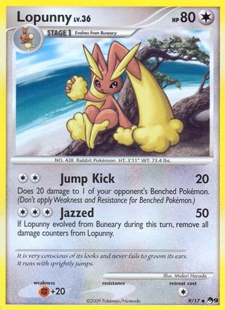Lopunny 009/017 POP Series 9