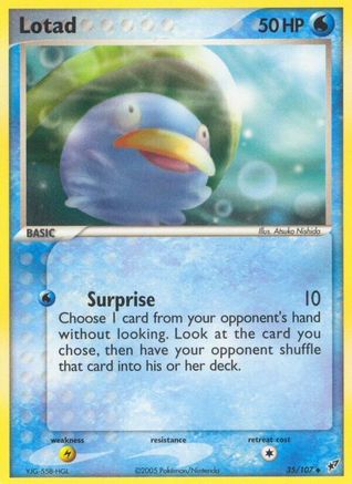 Lotad - 035/107 - Reverse Holofoil Deoxys