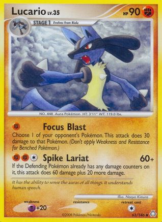 Lucario 061/146 - Reverse Holofoil Legends Awakened
