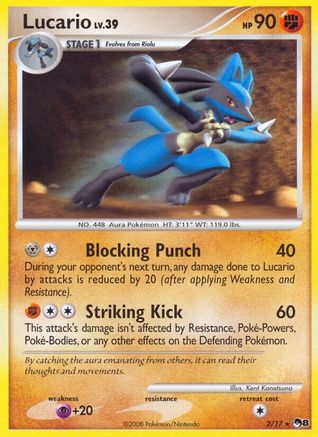 Lucario 002/017 - Holofoil POP Series 8