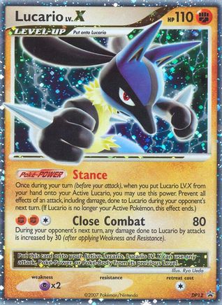 Lucario LV.X DP12 - Holofoil Diamond and Pearl Promos