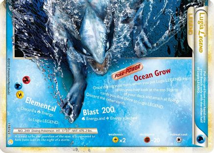 Lugia Legend (Bottom) 114/123 - Holofoil HeartGold SoulSilver