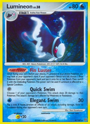Lumineon 004/100 - Holofoil Stormfront