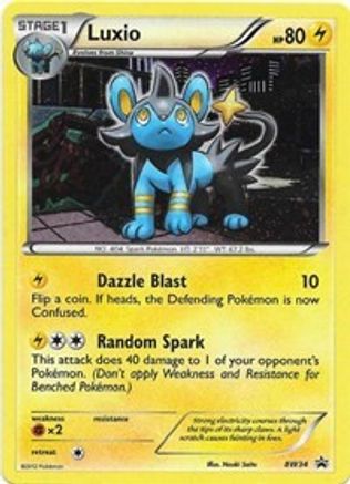 Luxio (Cosmos Holo) BW34 - Holofoil Black and White Promos