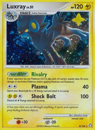Luxray 008/146 - Reverse Holofoil Legends Awakened