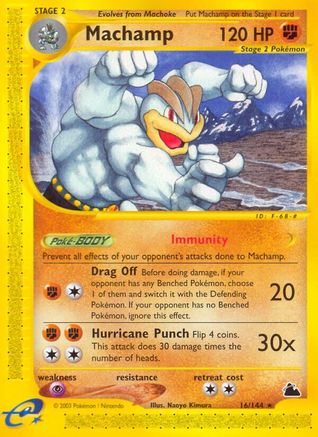 Machamp 016/144 - Reverse Holofoil Skyridge