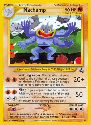 Machamp 043/53 WoTC Promo